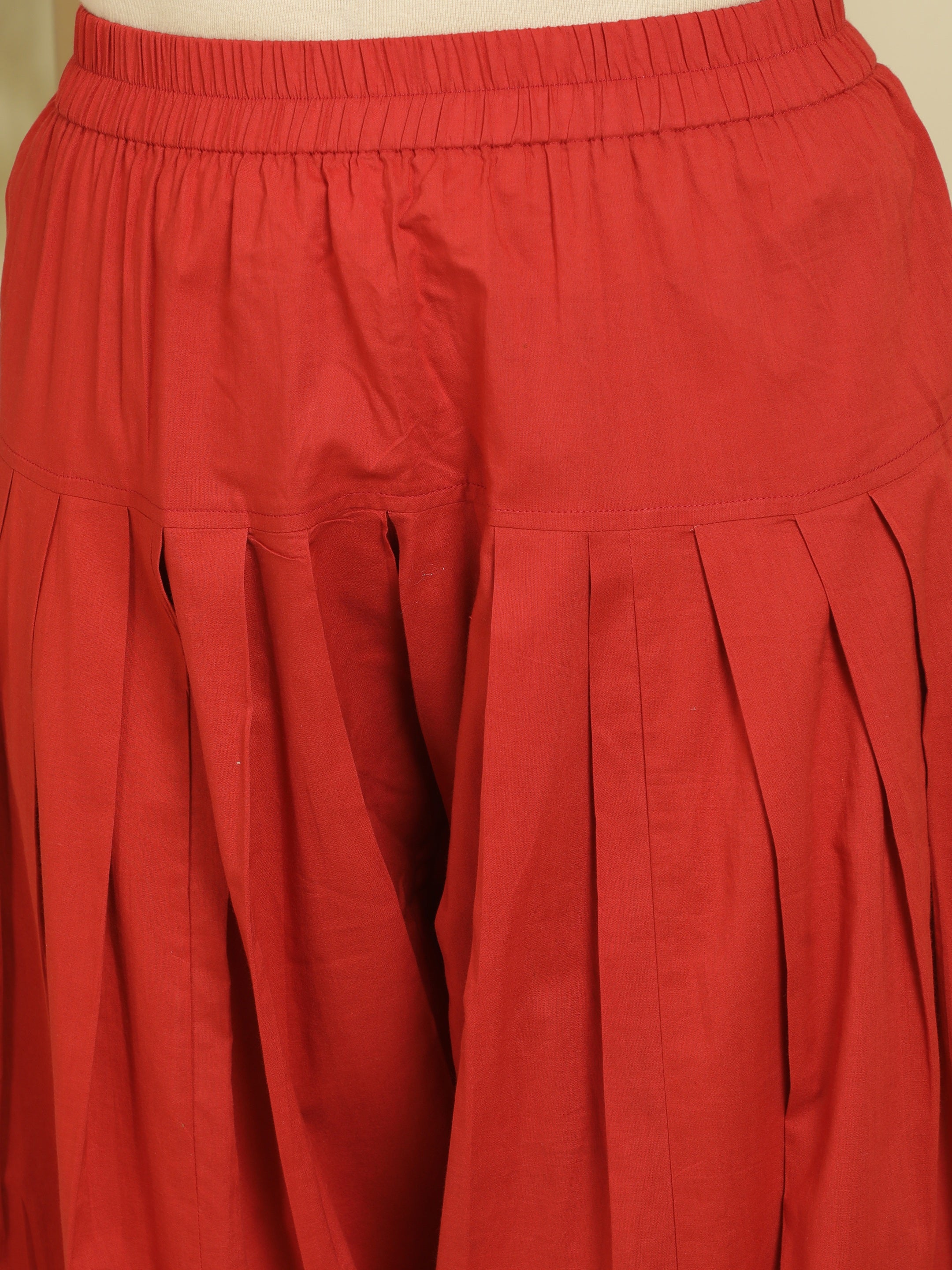 Women solid Loose fit cotton Farsi Salwar