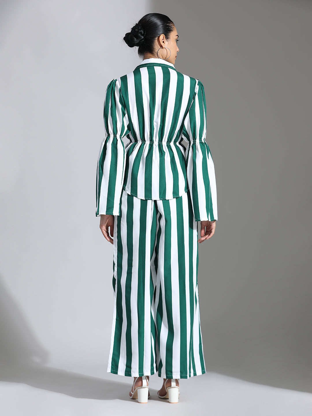 Party Wear Striped Co-ord Set