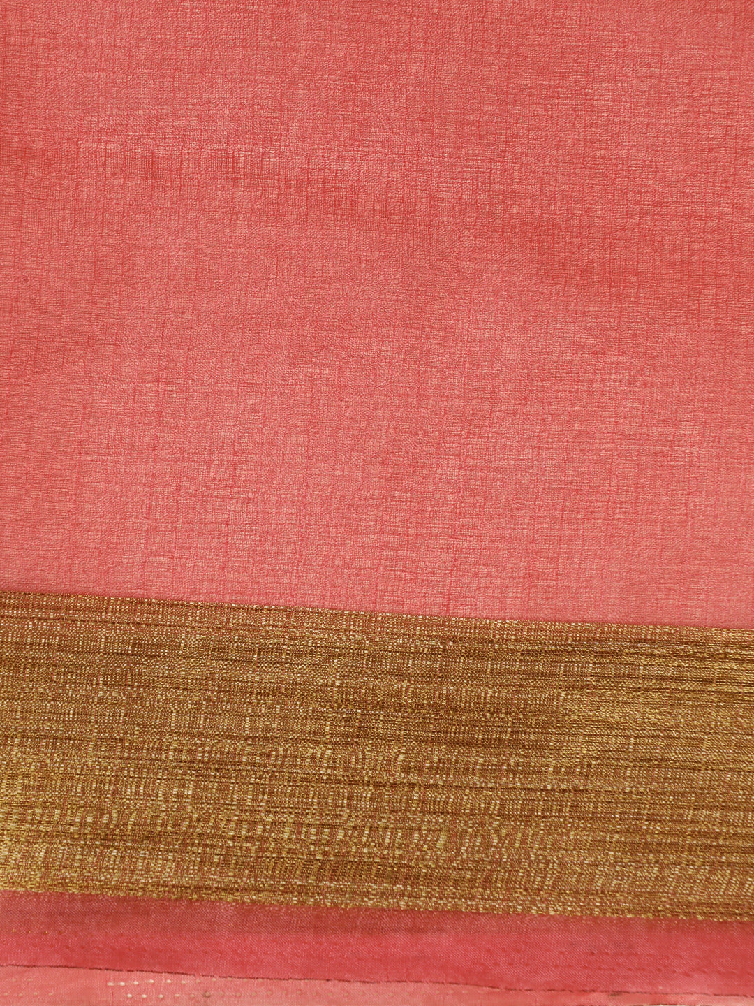 Pink Woven Khadi Organza Saree