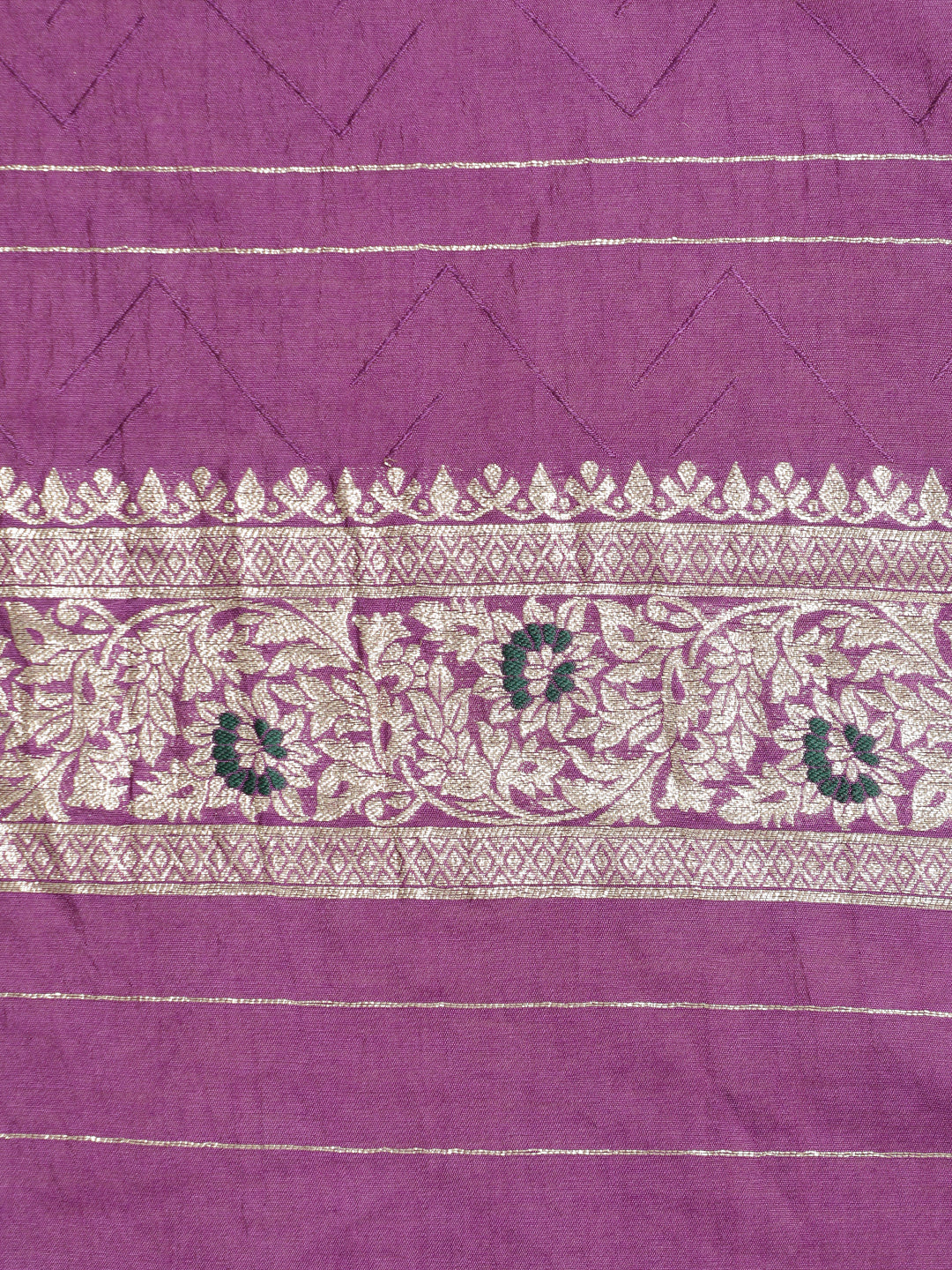 Silk Blend Banarasi Zari Woven Saree