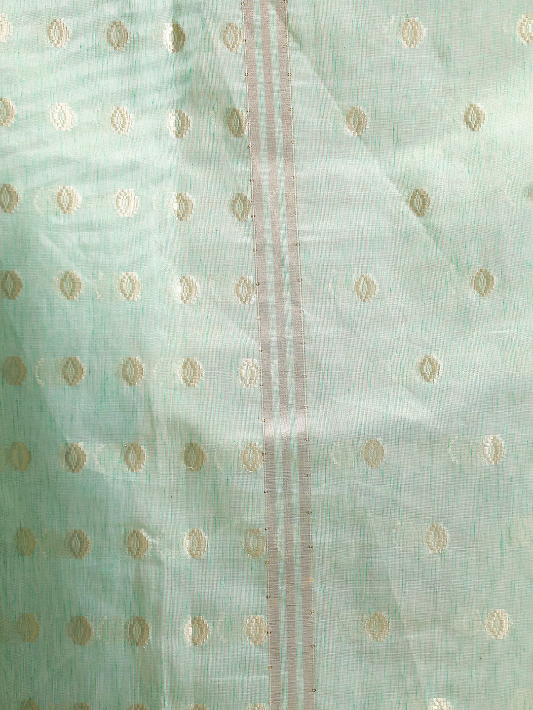 Green Zari Woven Banarasi Organza Saree