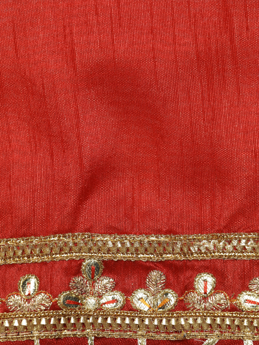 Red Festive Embroidered Bandhani Pure Georgette Saree