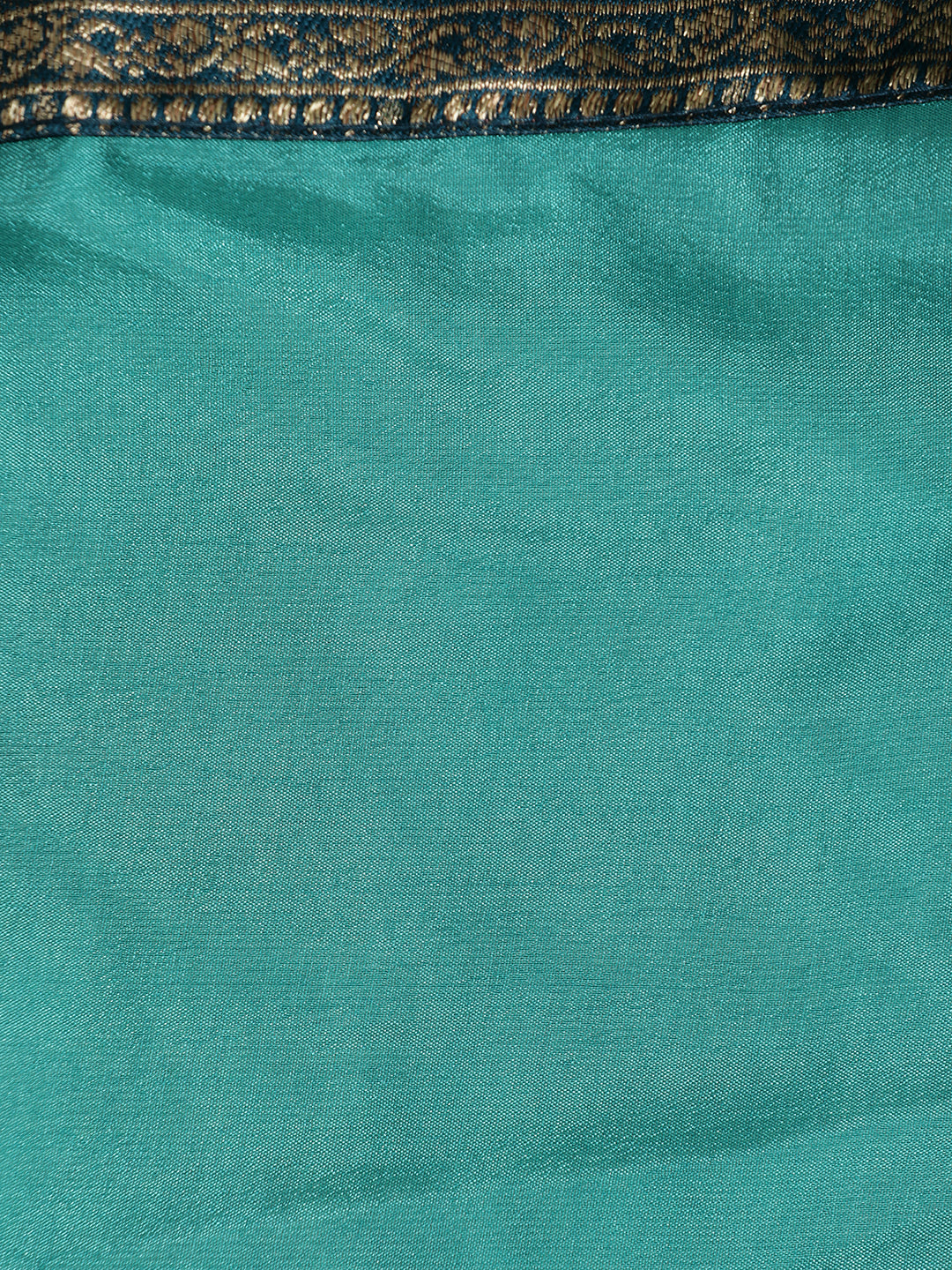 Sea Green Silk Banarasi Zari Woven Saree