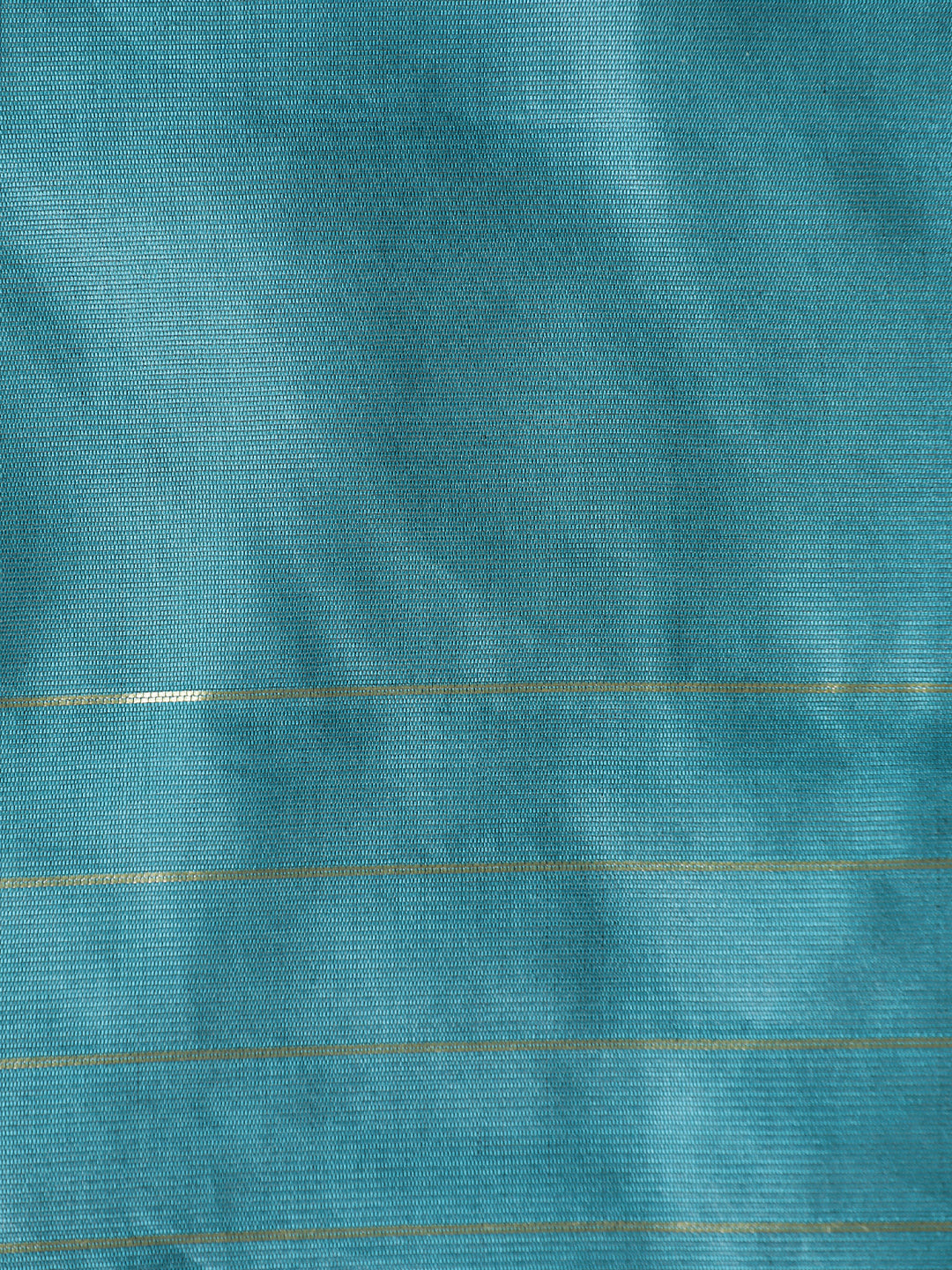 Heavy Banarasi Zari Woven Teal Silk Blend Saree