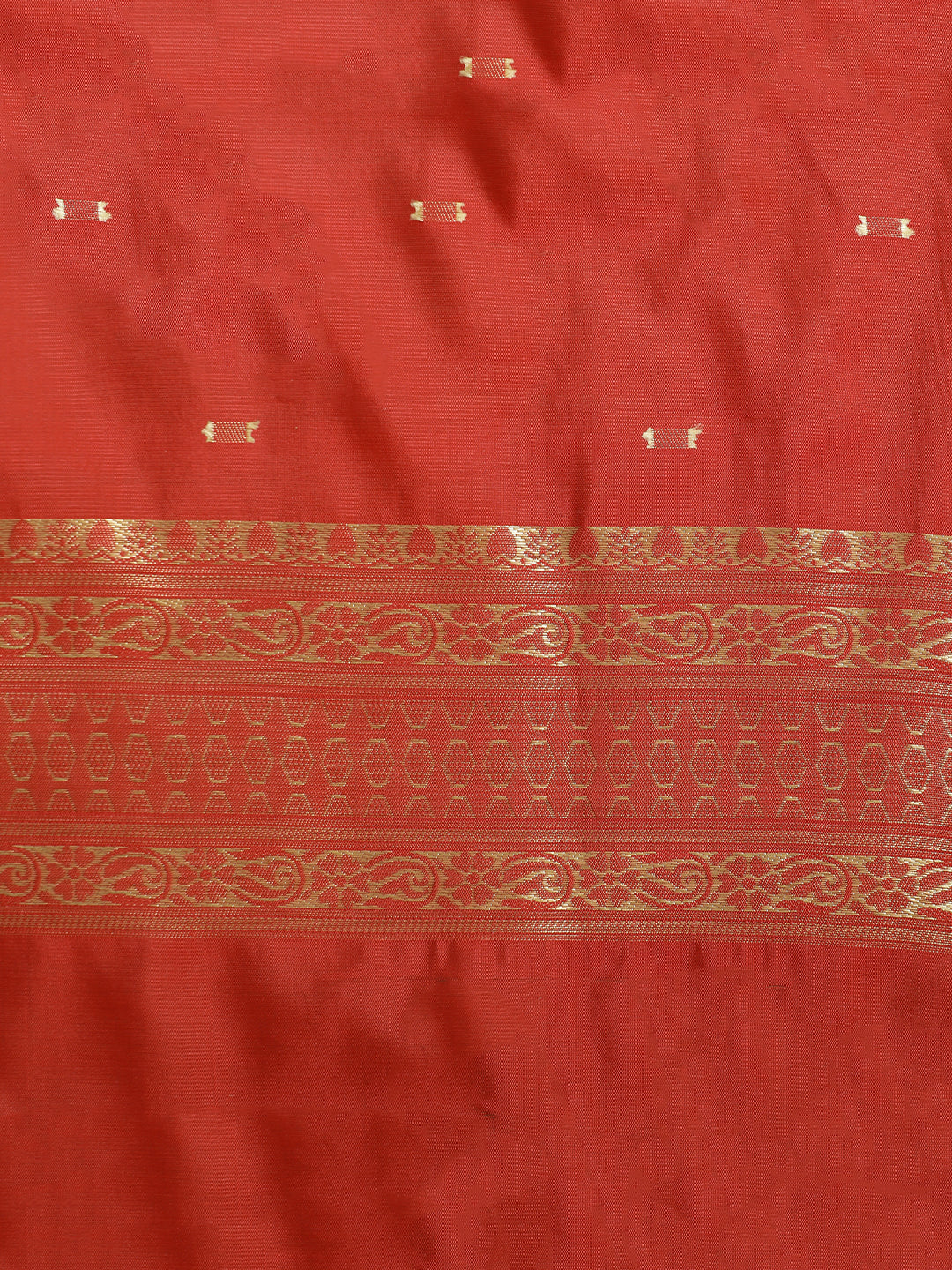 Zari Woven Design Red Banarasi Saree