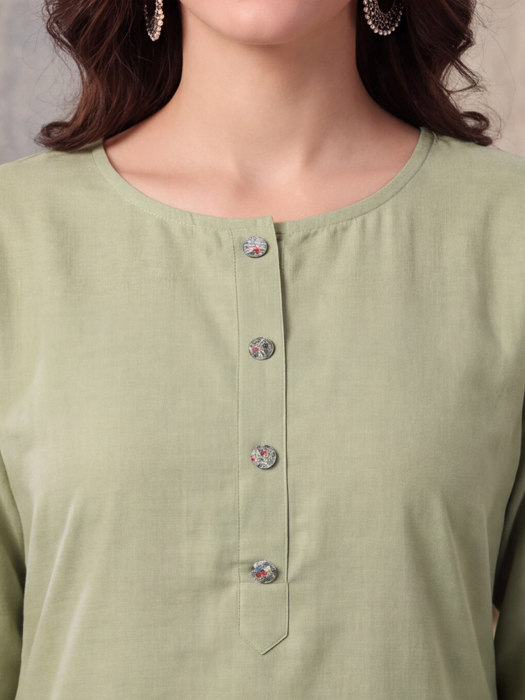 Women Striaght Printed Straight Kurta Sets