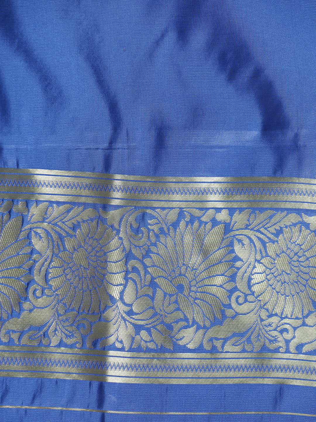 Blue Zari Woven Design Banarasi Saree