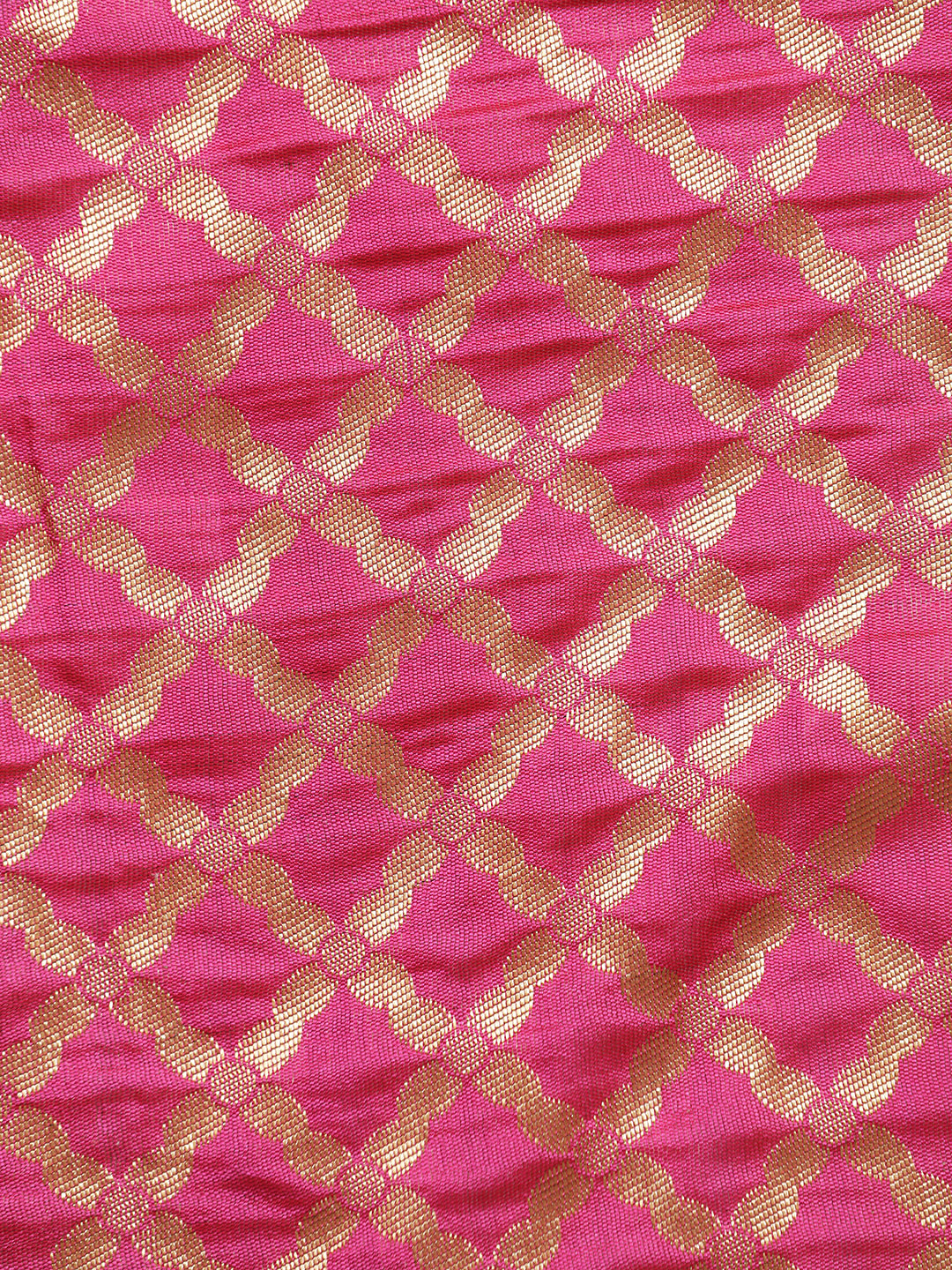 Silk Pink Banarasi Zari Woven Heavy Saree