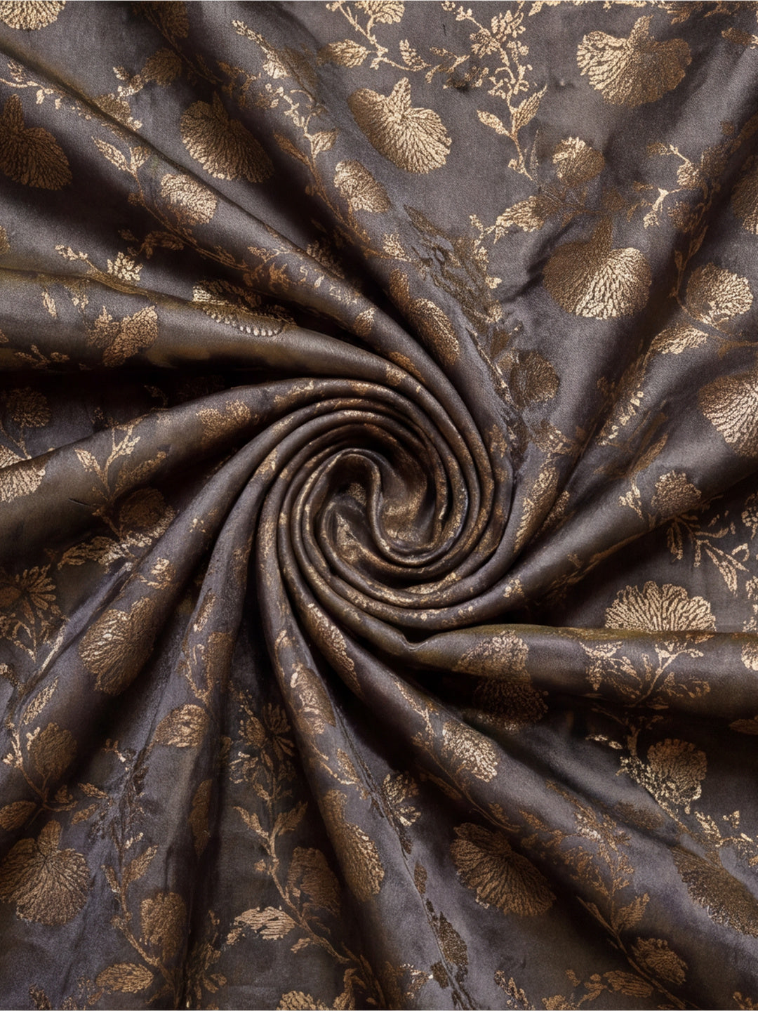 Elegant Mehandi Weaving Work Banarasi Silk Saree - By Jaipur Kurti