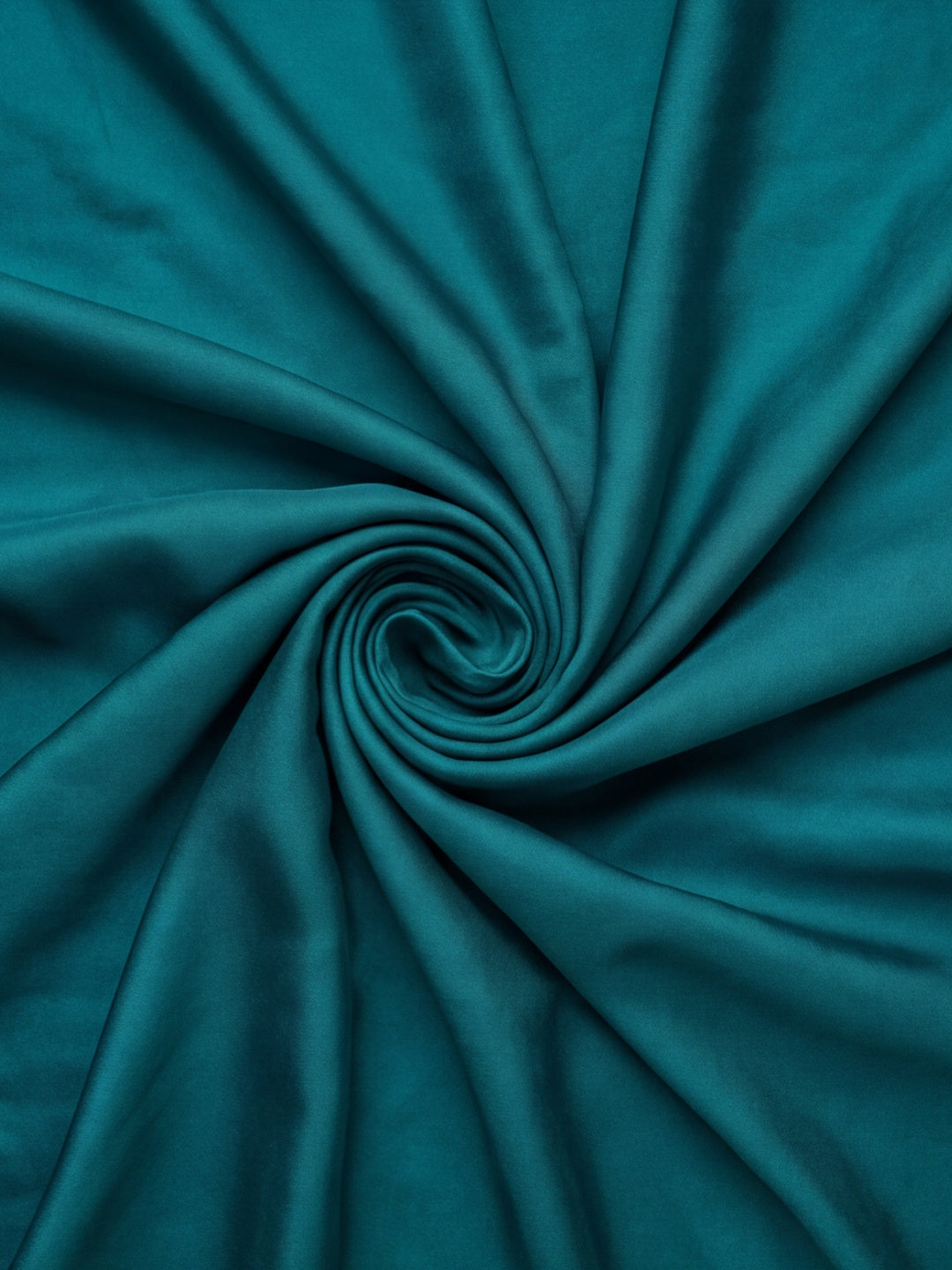 Trendy Teal Heavy Satin Chiffon Saree with Decorative Embellishments – By Jaipur Kurti