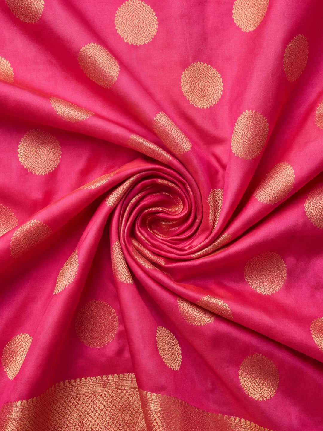 Jaipur Kurti Women'S Beautifull Weaving Work Pink Saree