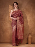 Jaipur Kurti Women'S Multi Colour Designer Weaving Work Saree