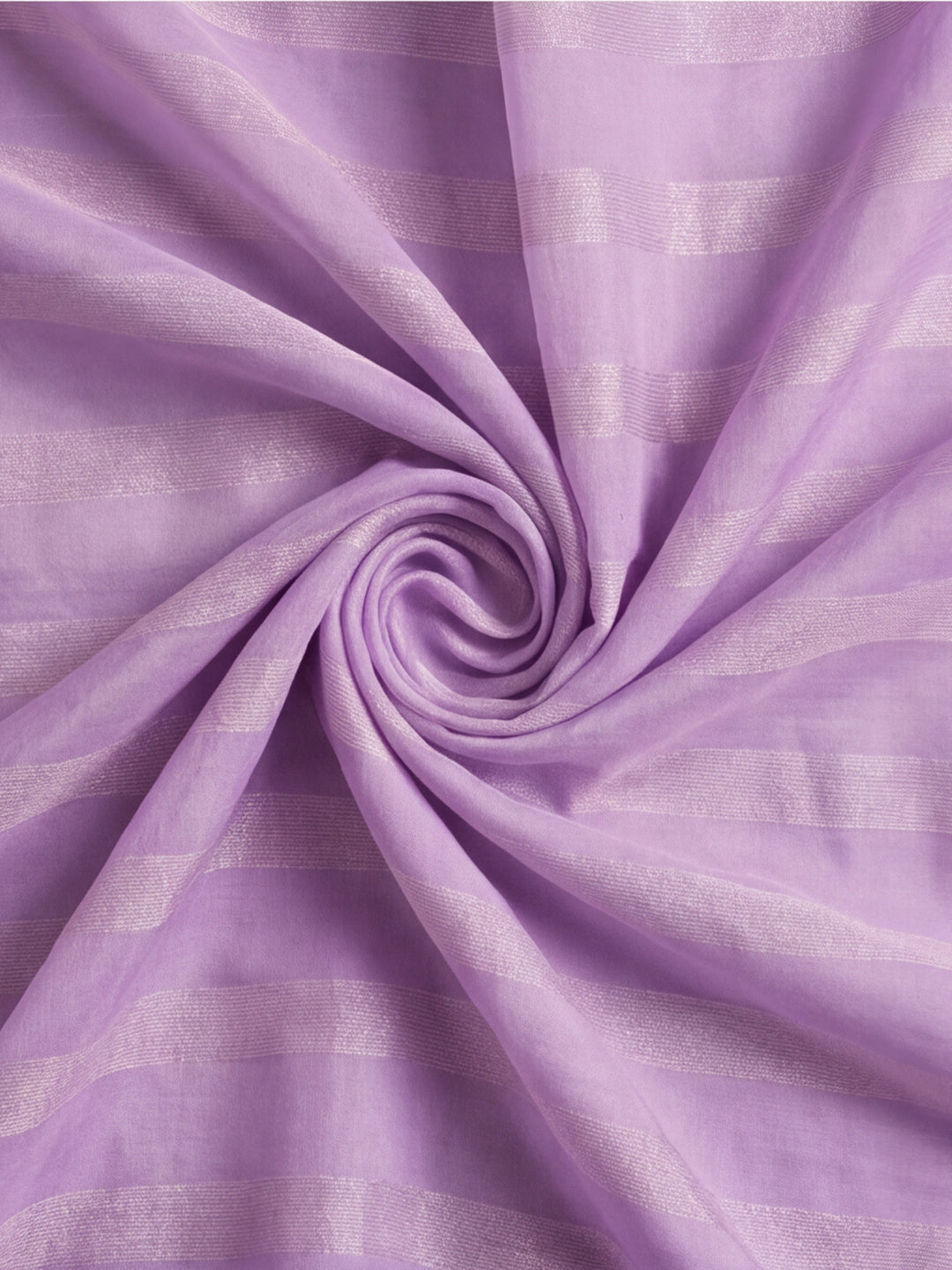 Lavender Vichitra Silk Printed Saree for Women by Jaipur Kurti