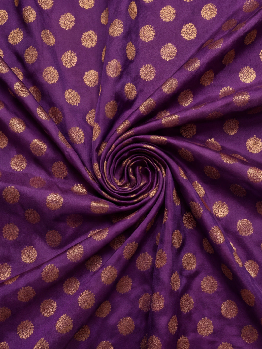 Purple Princess: Weaving Work Banarasi Silk Saree