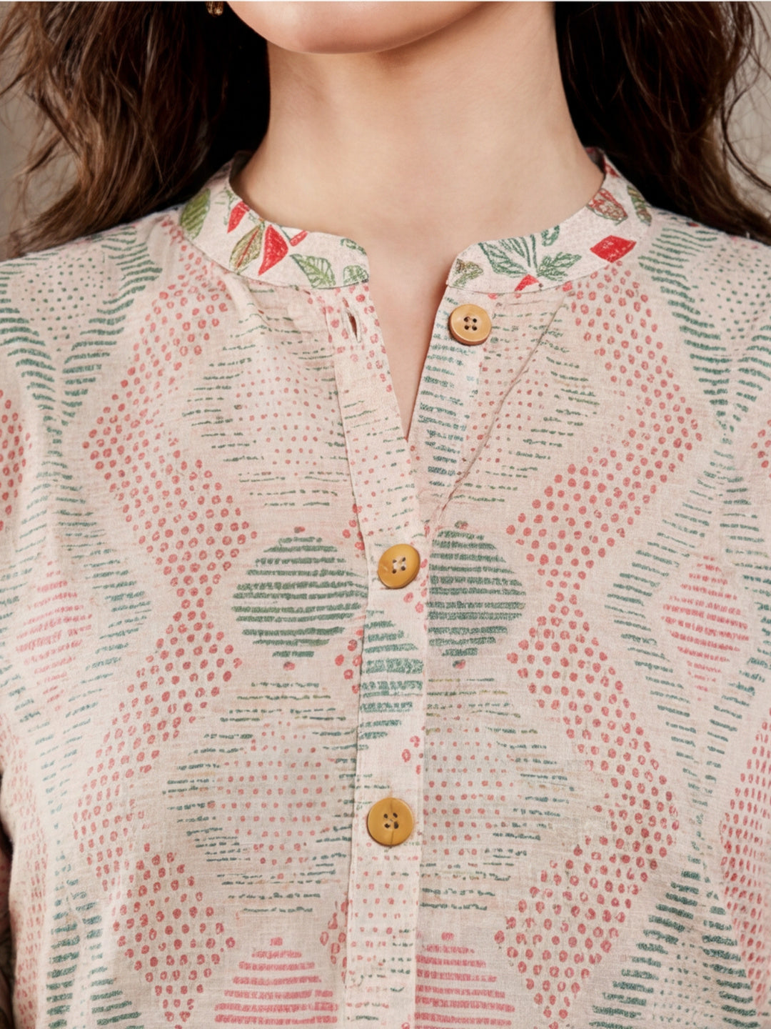 Floral Printed Straight Kurta