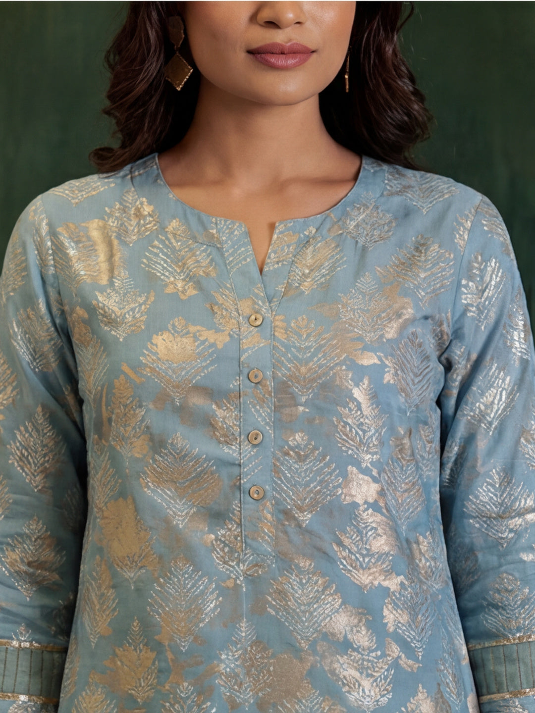 Bandhej Printed Modal Muslin Kurta
