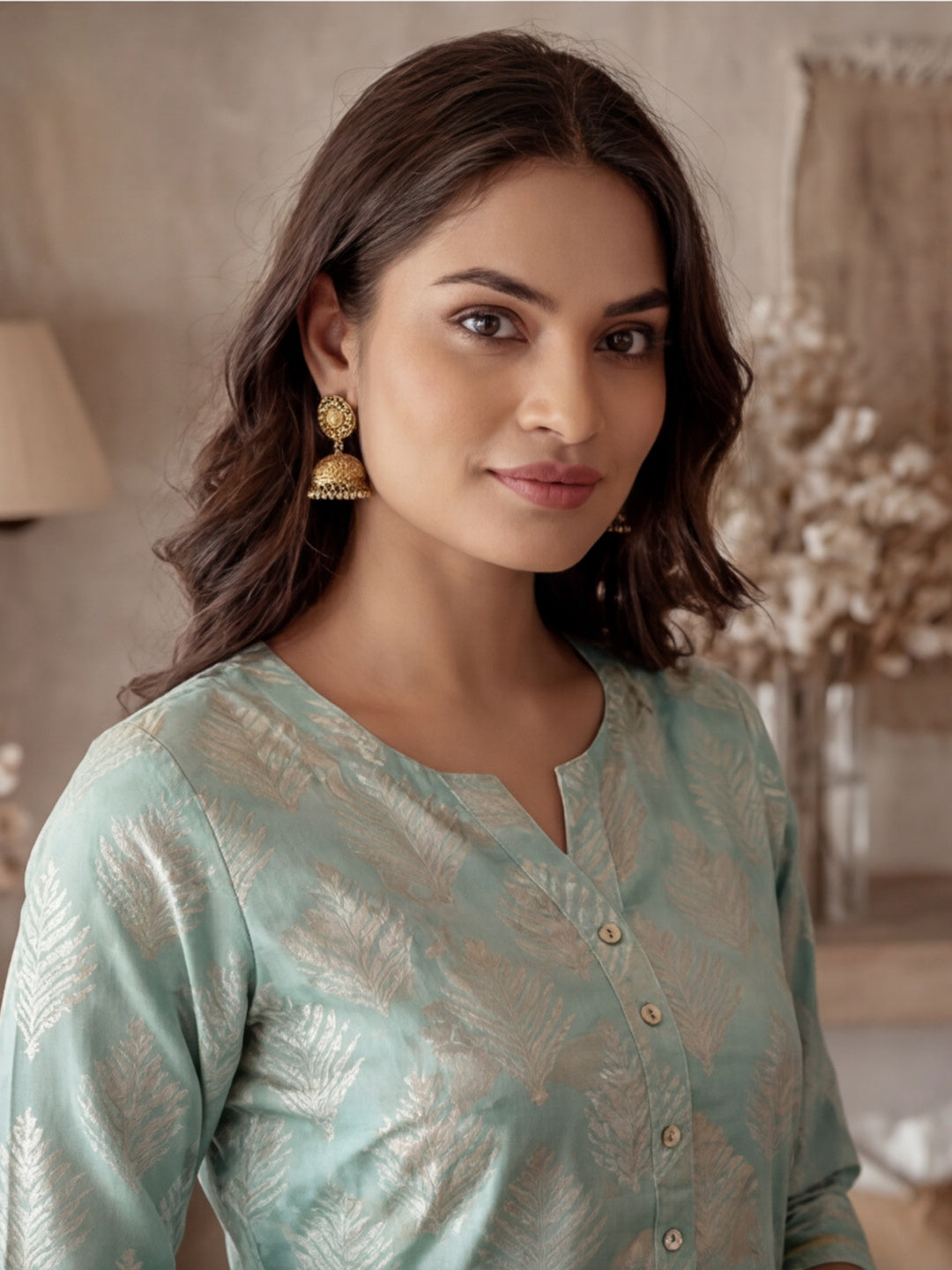 Bandhej Printed Modal Muslin Kurta