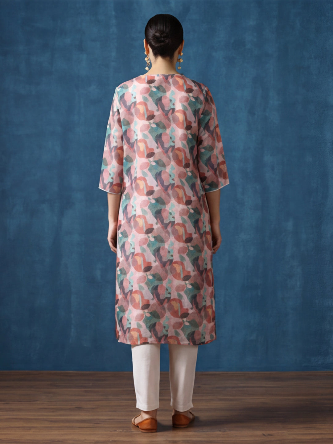 Floral Printed Straight Kurta