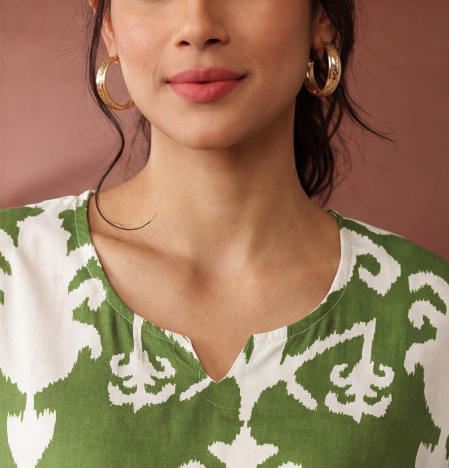 Floral Printed Straight Kurta & Trousers Sets