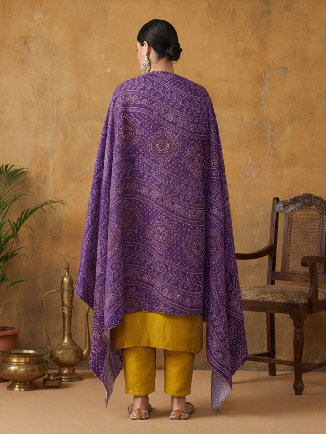 Floral Embroidered Straight Kurta & Trousers Sets