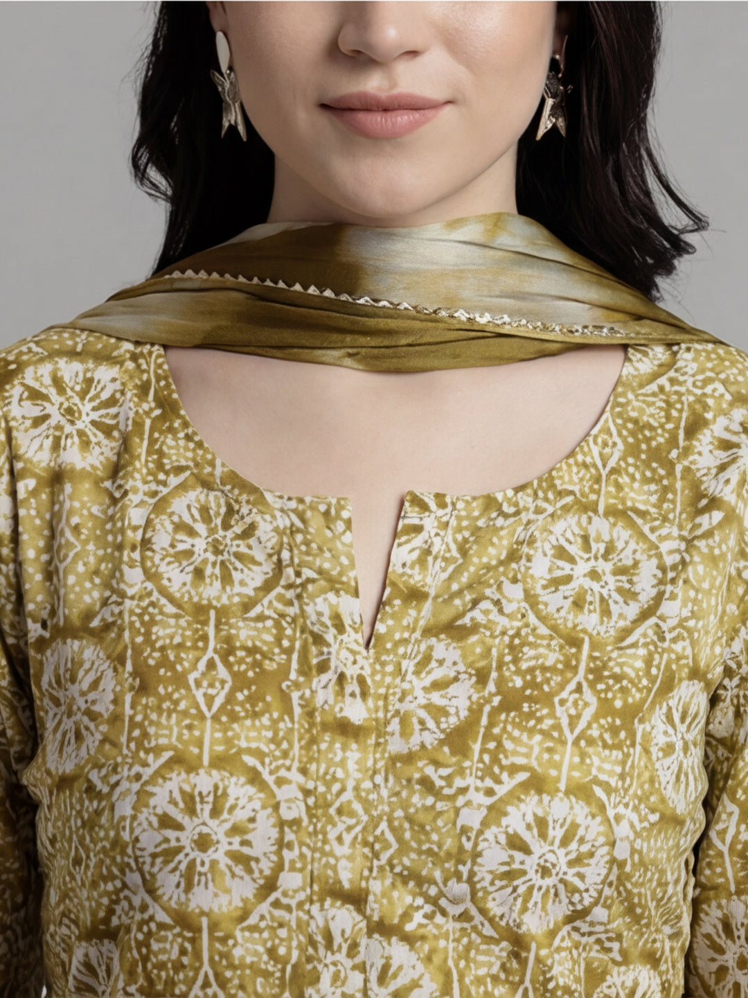 Ethnic Printed Pure Cotton Suit Set