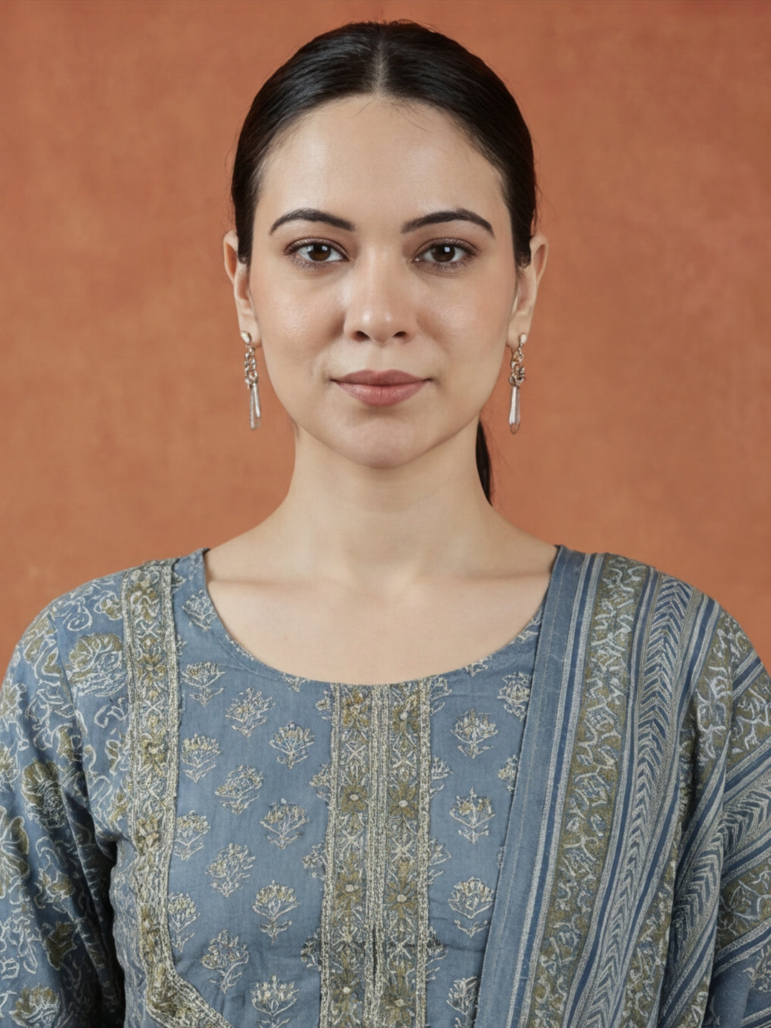 Floral Printed Straight Kurta & Palazzos Sets