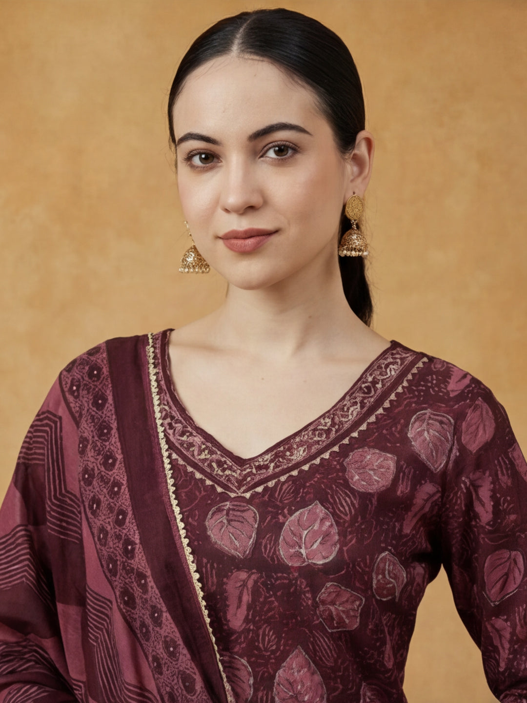 Floral Printed Straight Kurta & Palazzos Sets