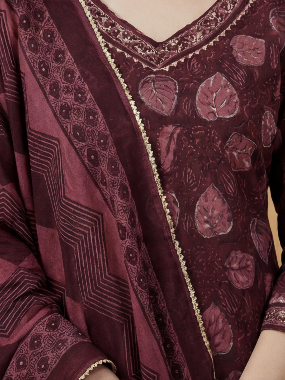 Floral Printed Straight Kurta & Palazzos Sets