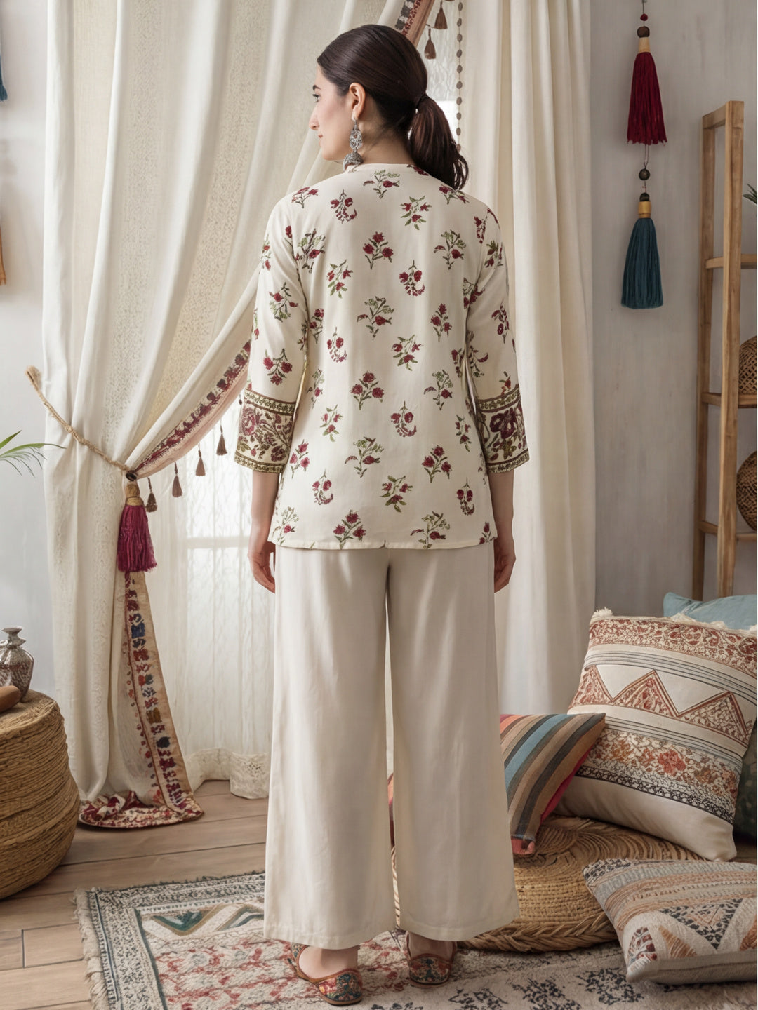 Floral Printed A-Line Top