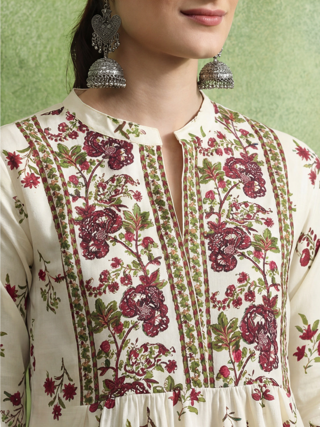 Floral Printed A-Line Top
