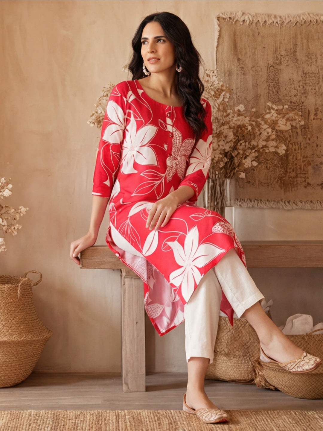 Women Floral Printed Kurta