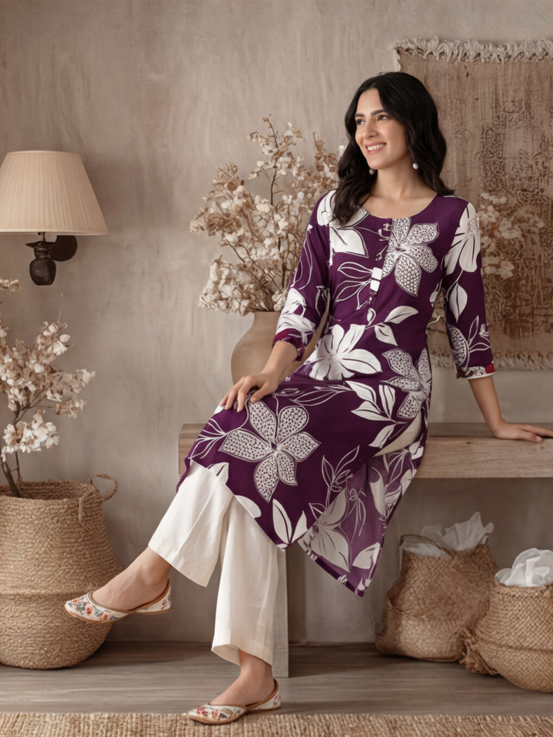 Women Floral Printed Kurta