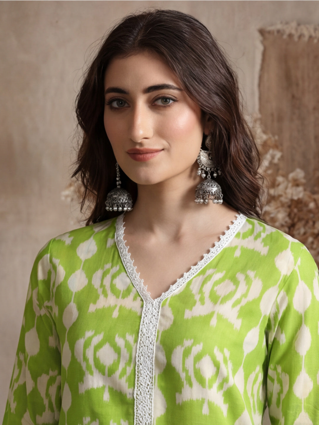 Floral Printed Straight Kurta