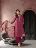 Kurta With Pant & Dupatta Ethnic Kurta Set For Women