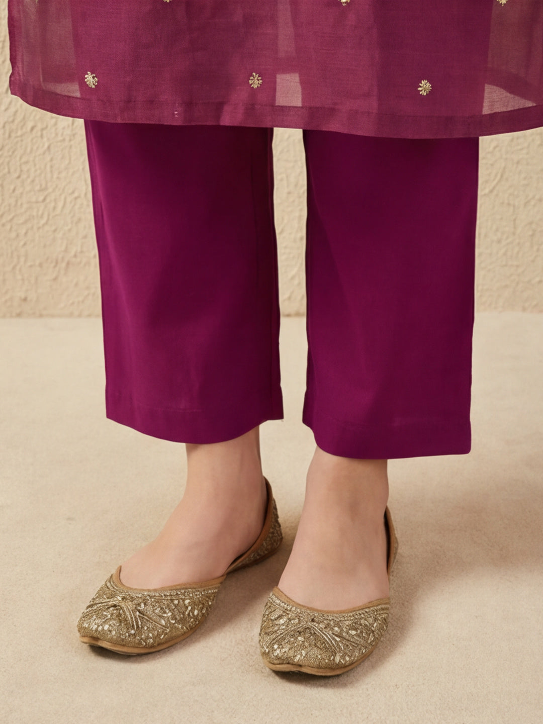 Kurta With Pant & Dupatta Ethnic Kurta Set For Women