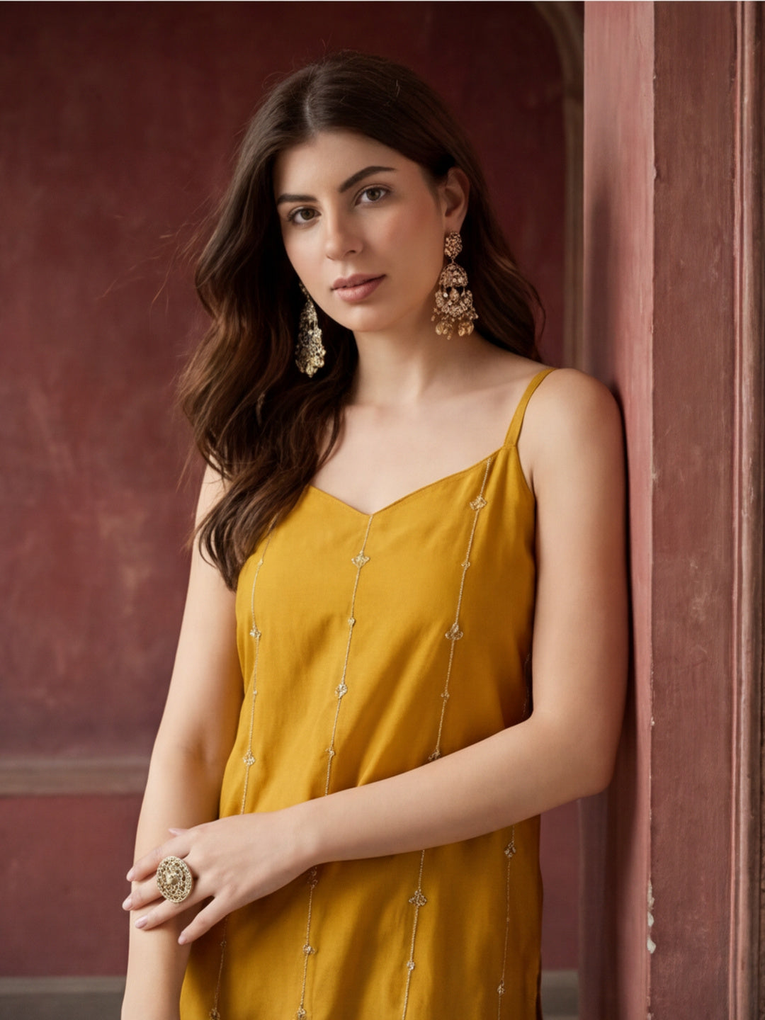Kurta With Pant & Dupatta Ethnic Kurta Set For Women