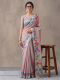 Jaipur Kurti Women Multi Digital Printed Saree With Tasselled Border