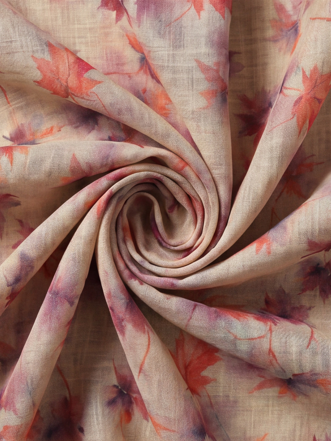 Grey Linen Cotton Digital Printed Floral Saree