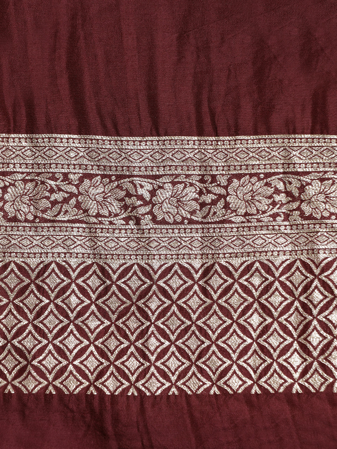 Festive Zari Woven Heavy Banarasi Maroon Saree