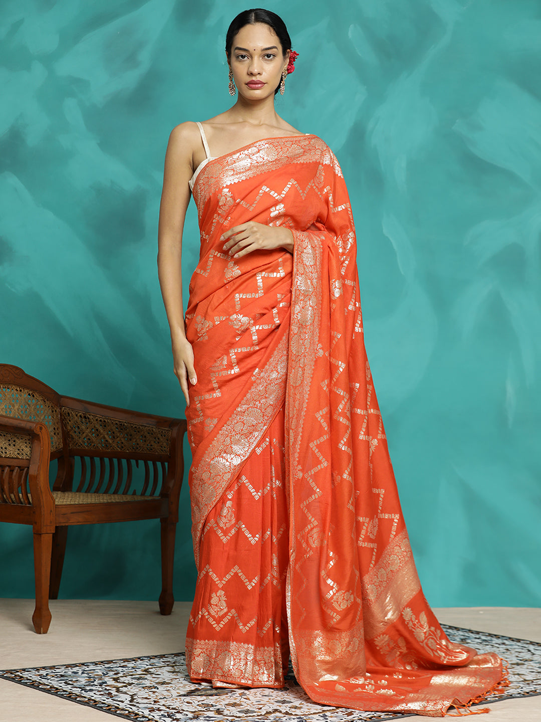 Festive Zari Woven Design Heavy Banarasi Saree