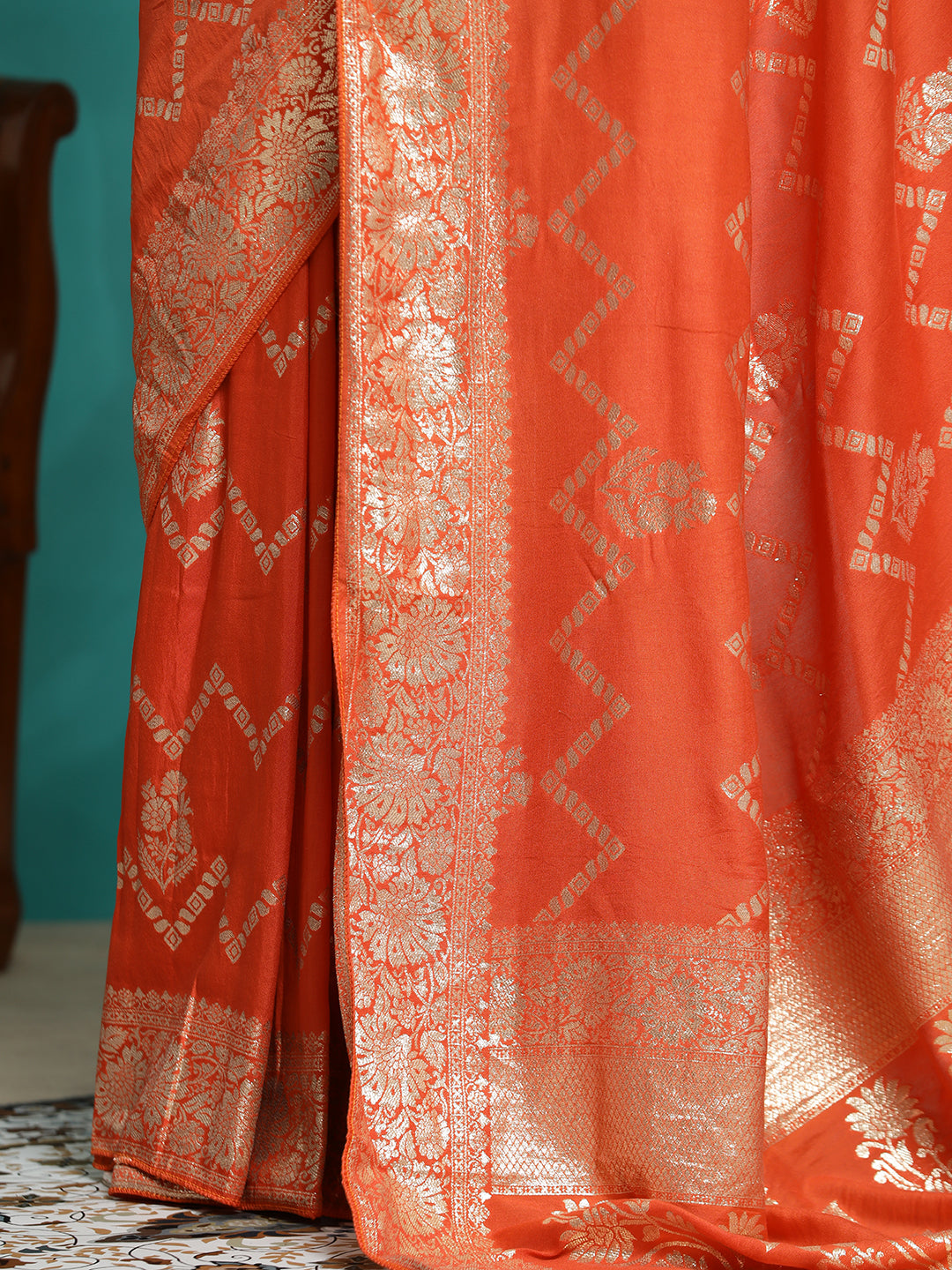 Festive Zari Woven Design Heavy Banarasi Saree