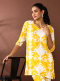 Floral Printed Straight Kurta & Trousers Sets