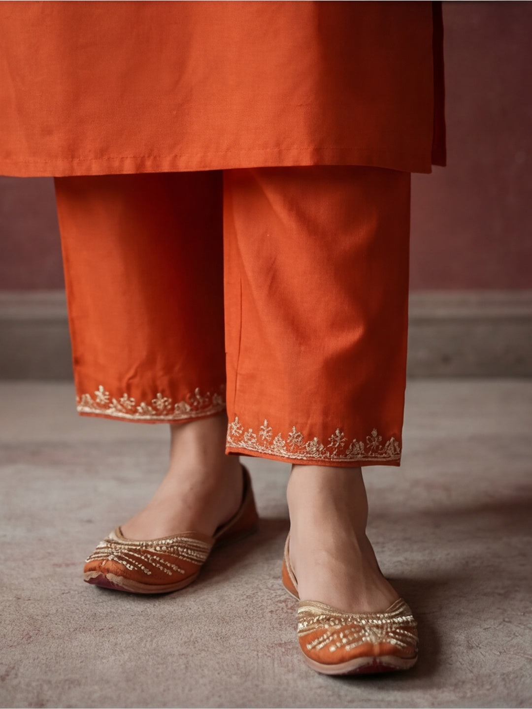 Kurta With Pant & Dupatta Ethnic Kurta Set For Women