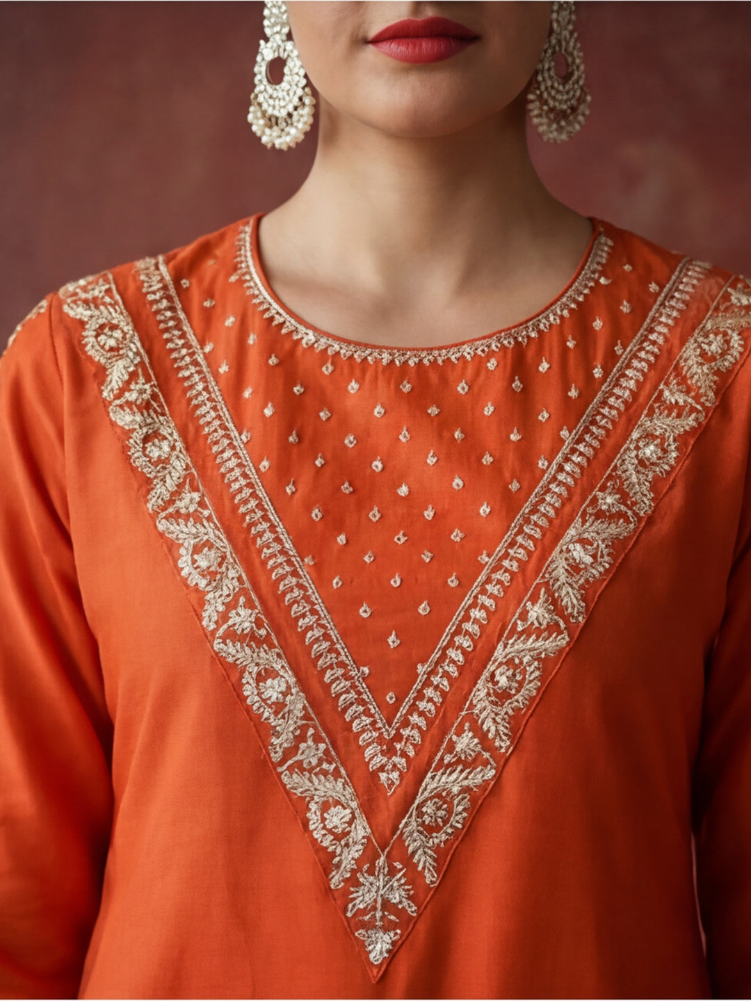 Kurta With Pant & Dupatta Ethnic Kurta Set For Women