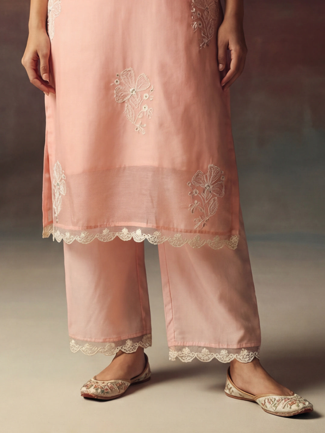 Kurta With Pant & Dupatta Ethnic Kurta Set For Women