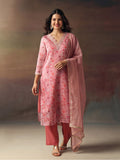 Kurta With Pant & Dupatta Ethnic Kurta Set For Women