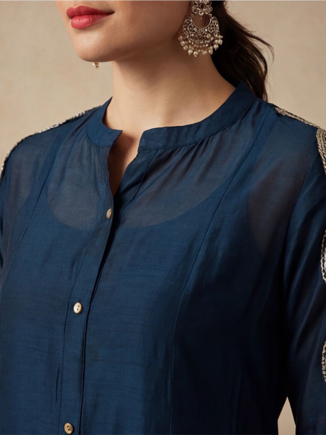 Kurta With Pant & Dupatta Ethnic Kurta Set For Women