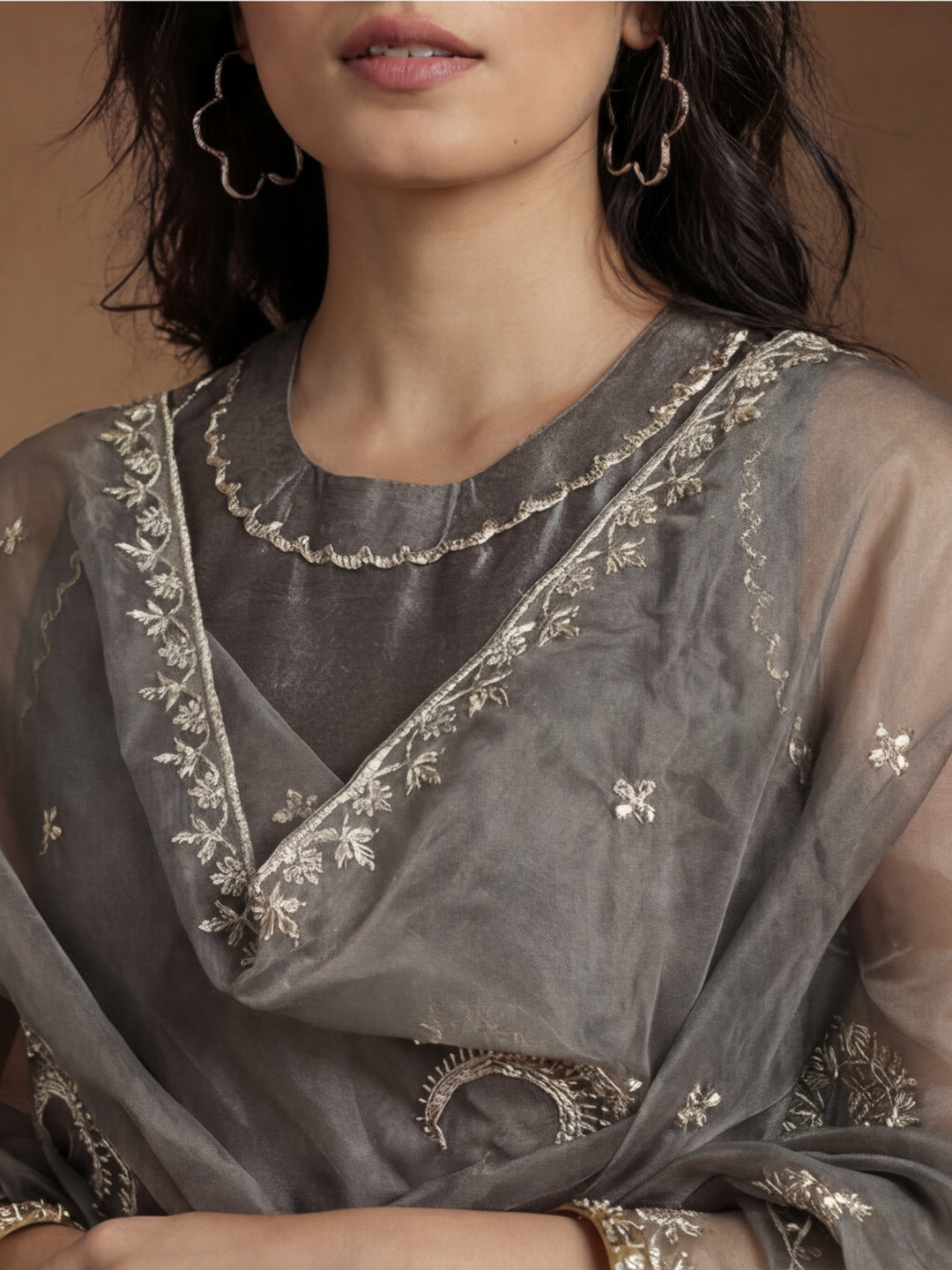 Kurta With Pant & Dupatta Ethnic Kurta Set For Women