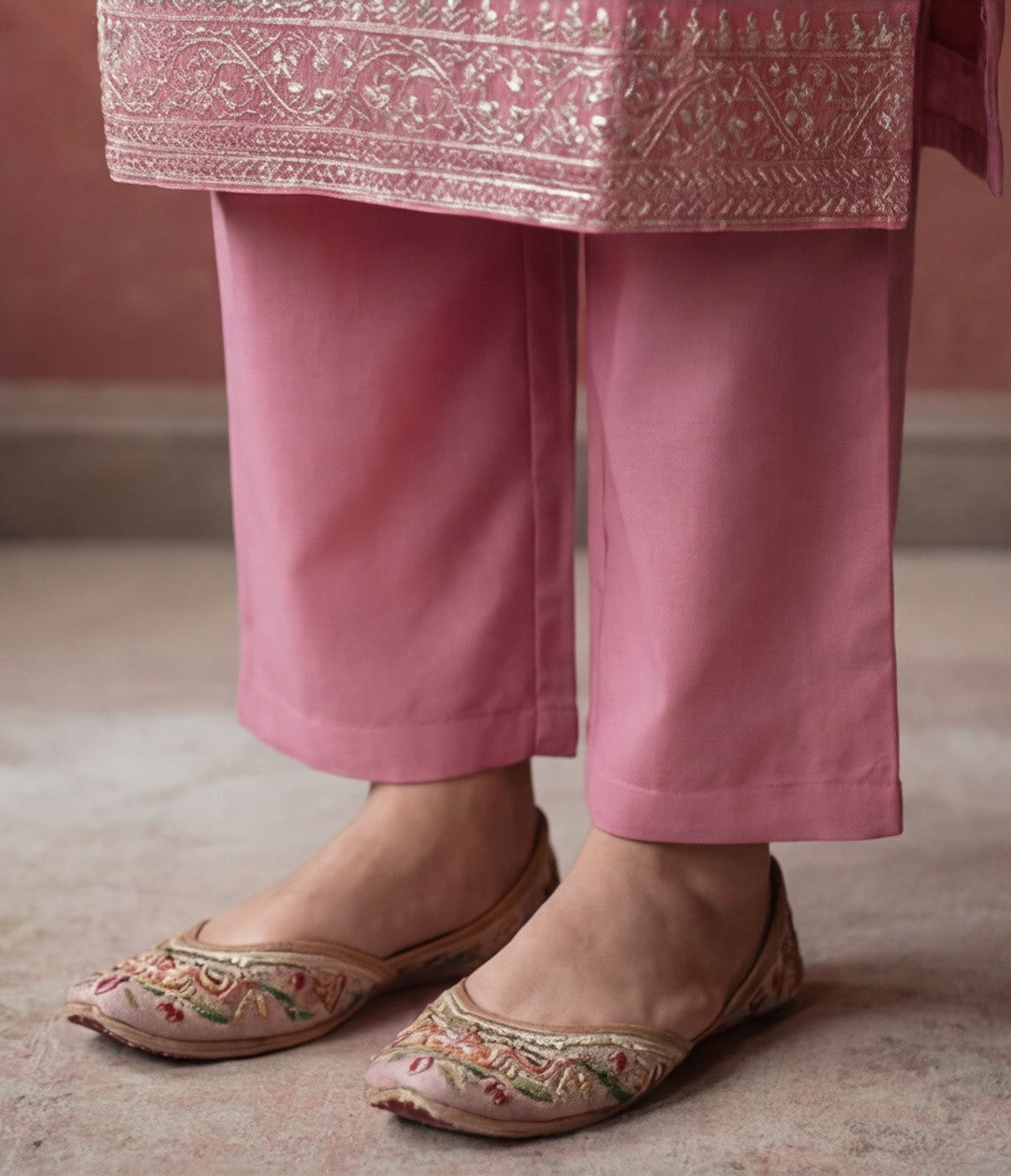 Kurta With Pant & Dupatta Ethnic Kurta Set For Women