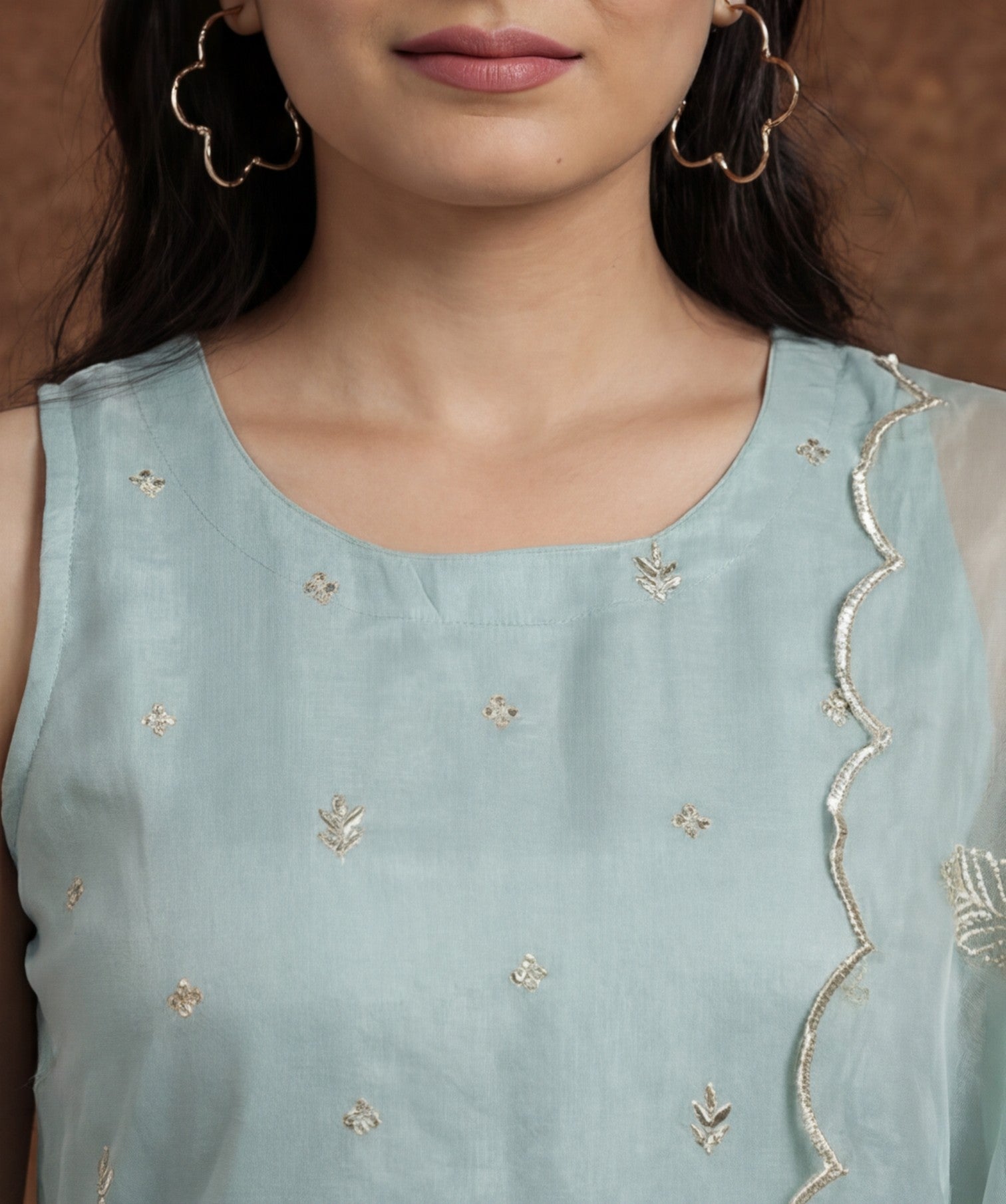 Kurta With Pant & Dupatta Ethnic Kurta Set For Women